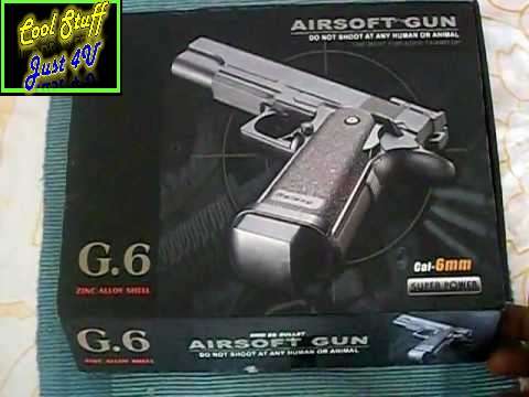 G.6 AIRSOFT GUN WITH 6MM CALIBER - SUPER POWER!!!
